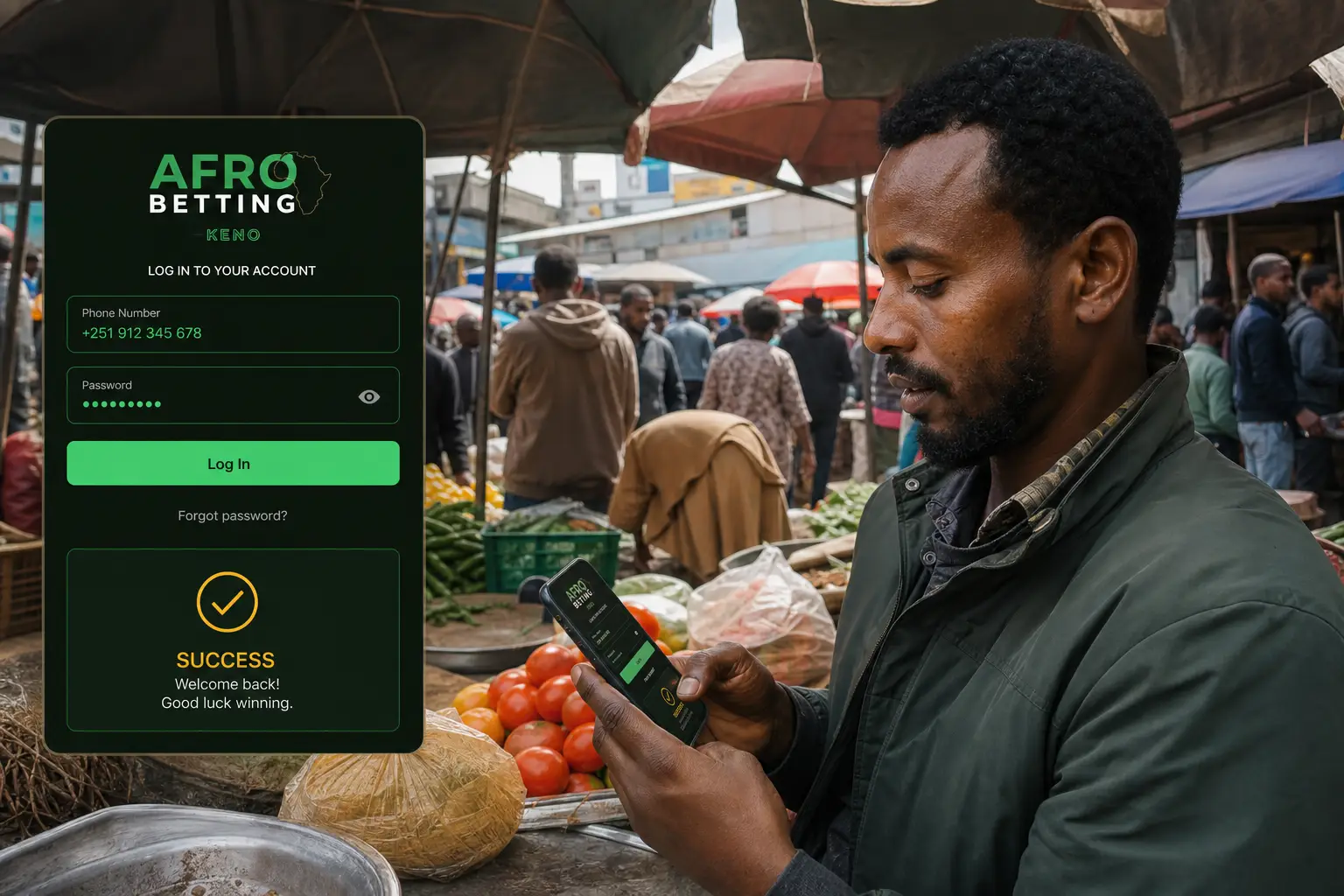 How to Use Afro Betting Keno Login