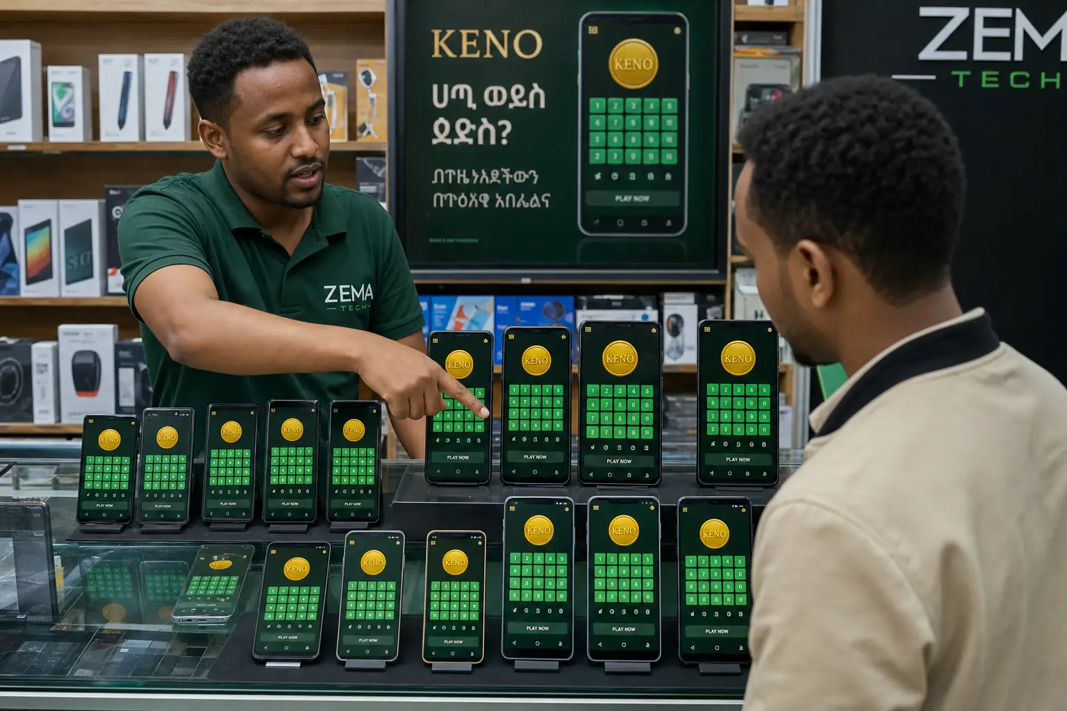 Ethio Lottery Keno App for Mobile Players