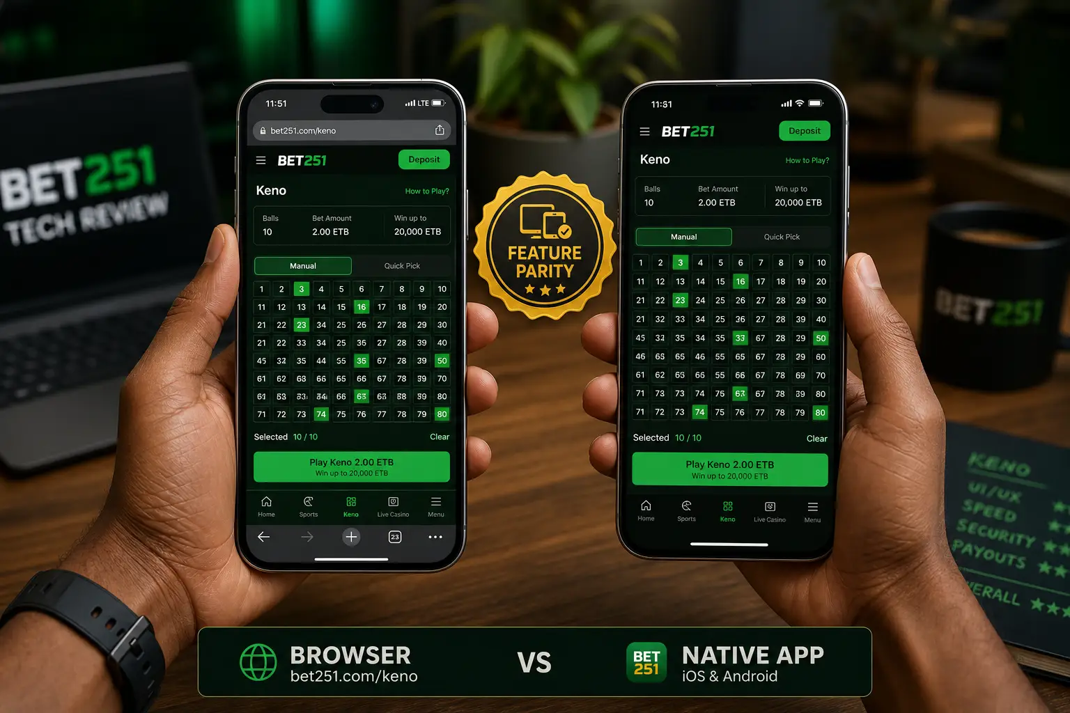 Mobile Betting and Browser Access