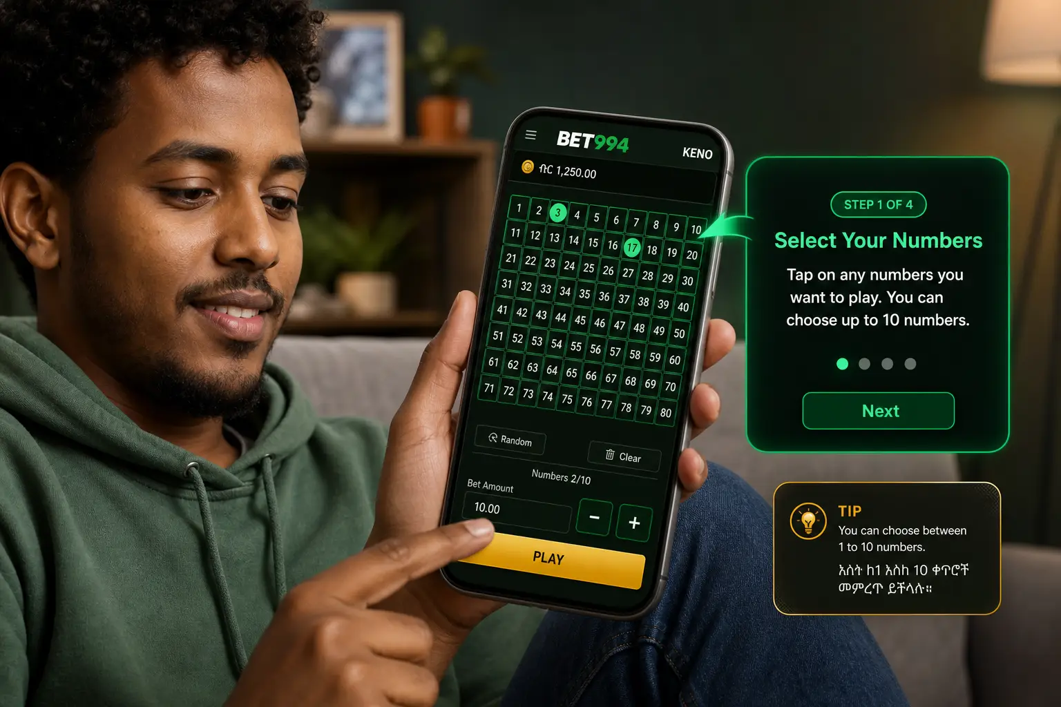 How to Play Keno on Bet994