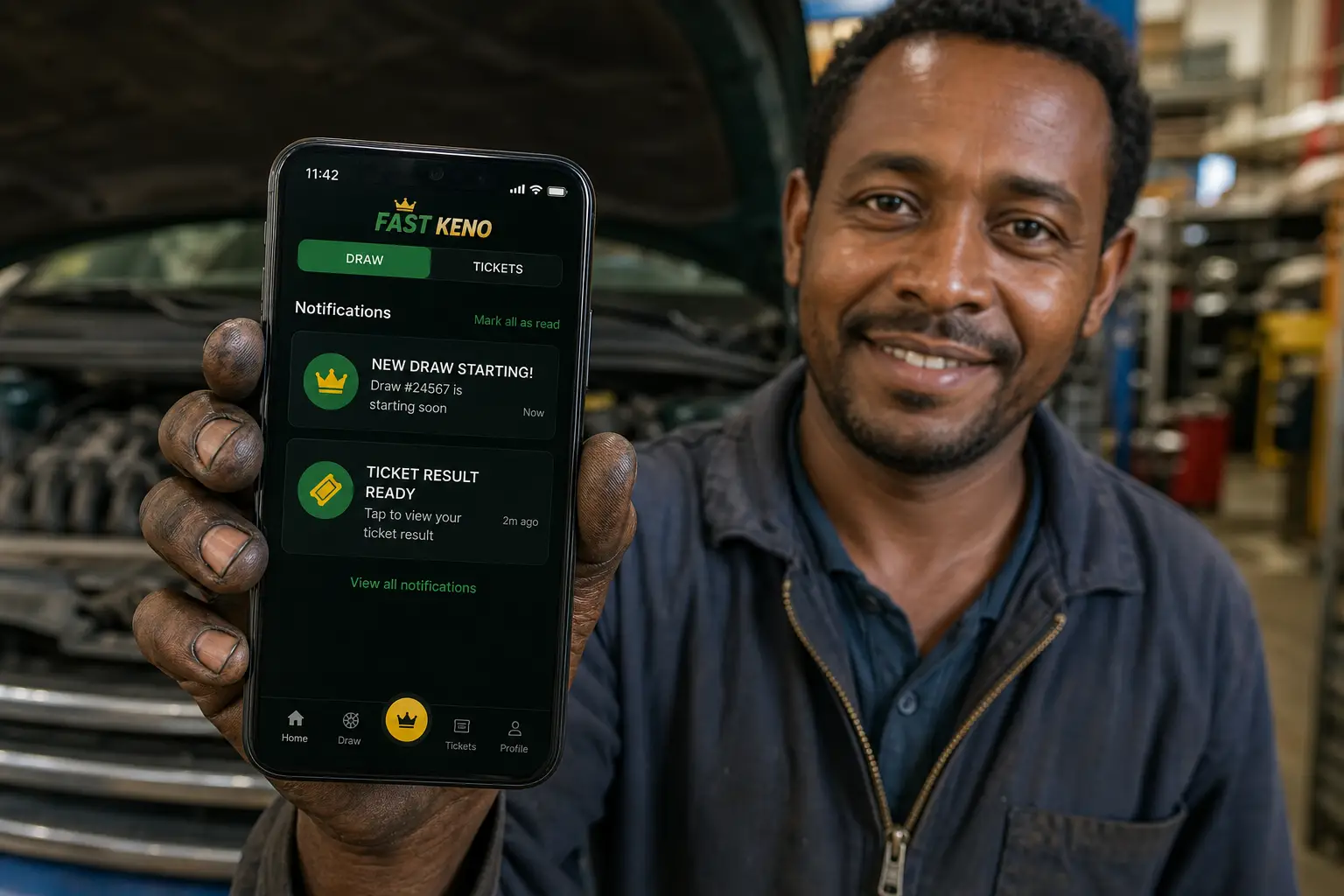 Fast Keno App and Mobile Access