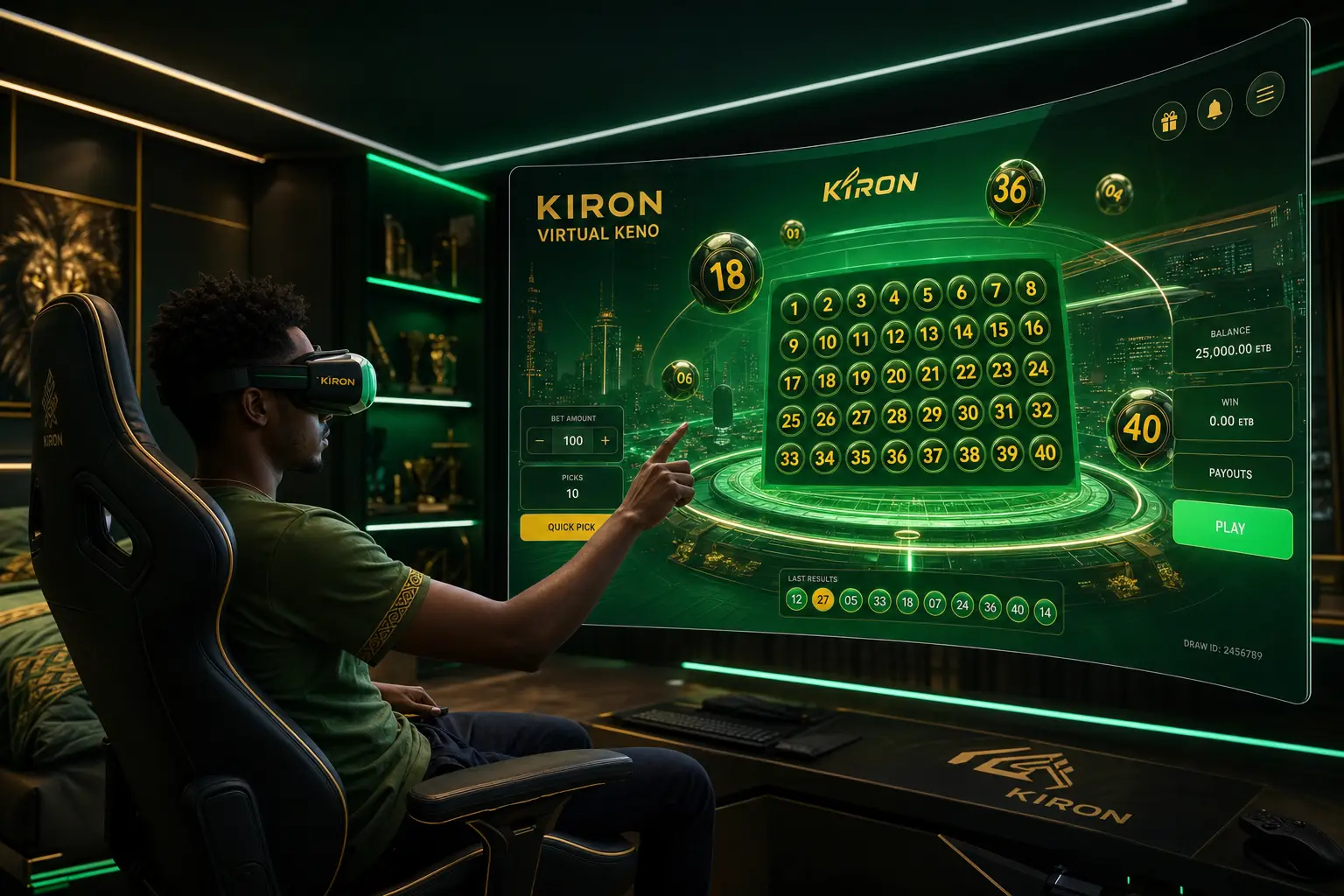 Kiron Keno for Ethiopian Players
