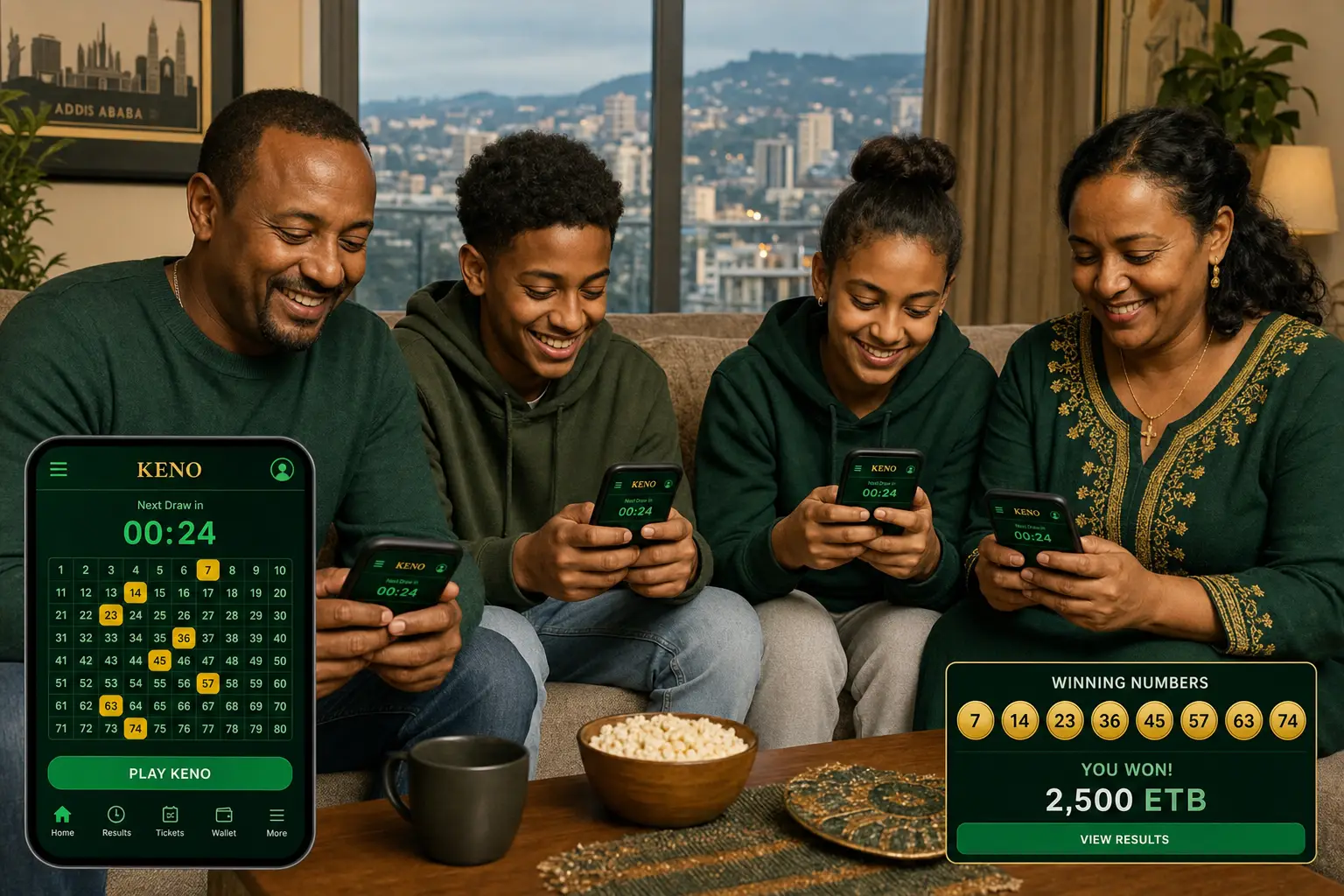 Play Keno Online Ethiopia