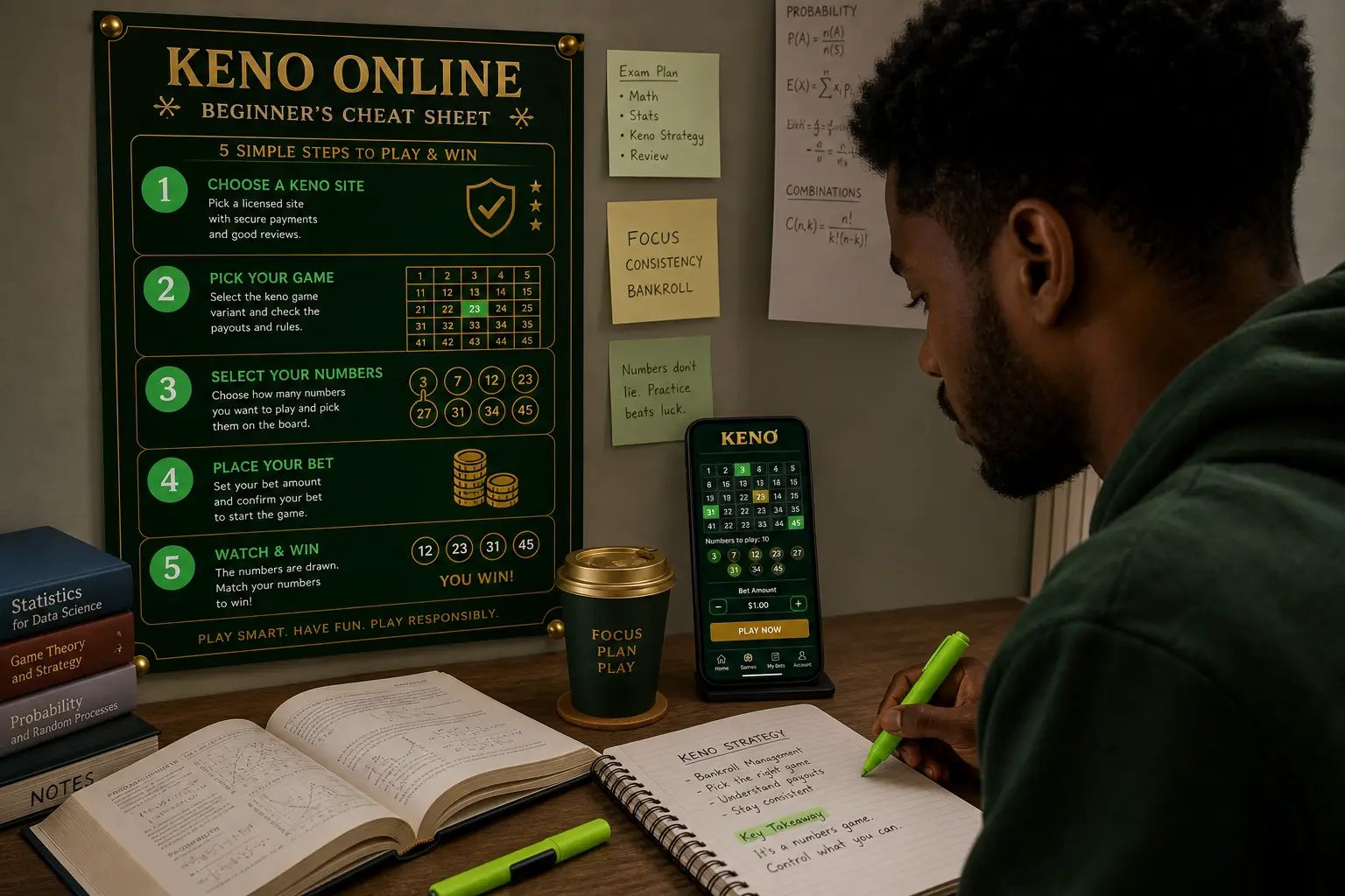 How to Play Keno Online