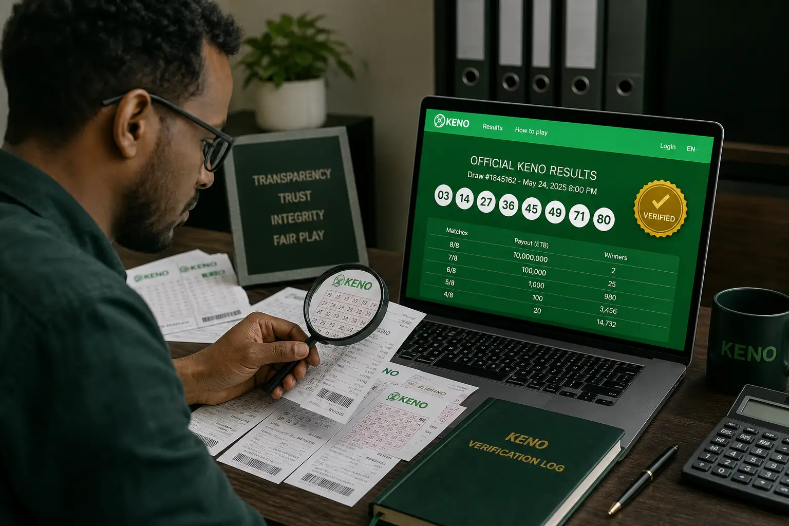 How to Check Keno Results Safely Online