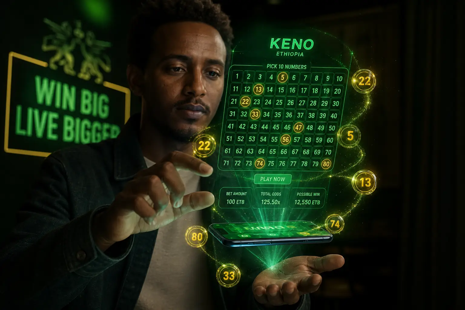 Virtual Keno in Ethiopia – Fast Mobile Betting Experience